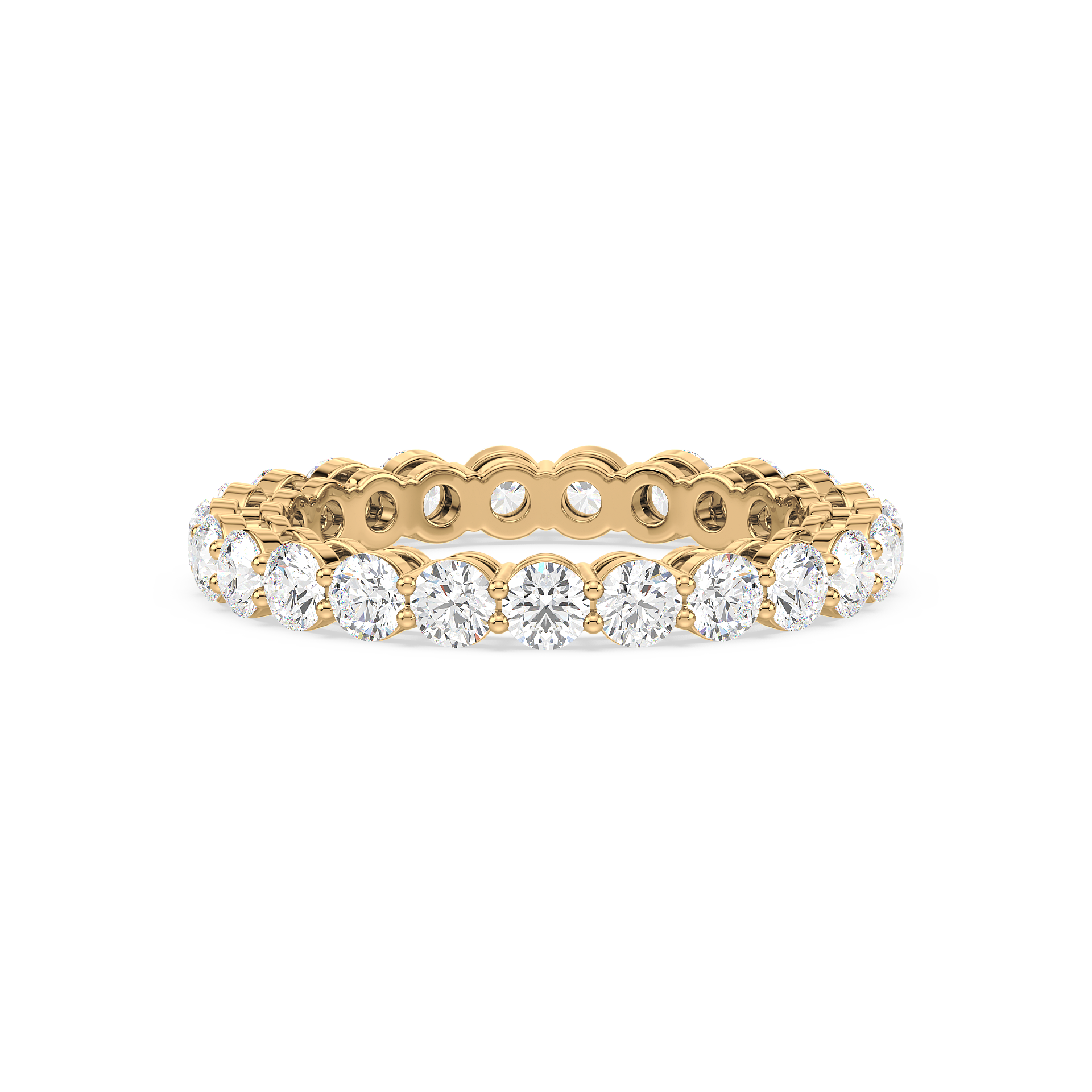 Eternity Round Lab Grown Diamond Wedding Band