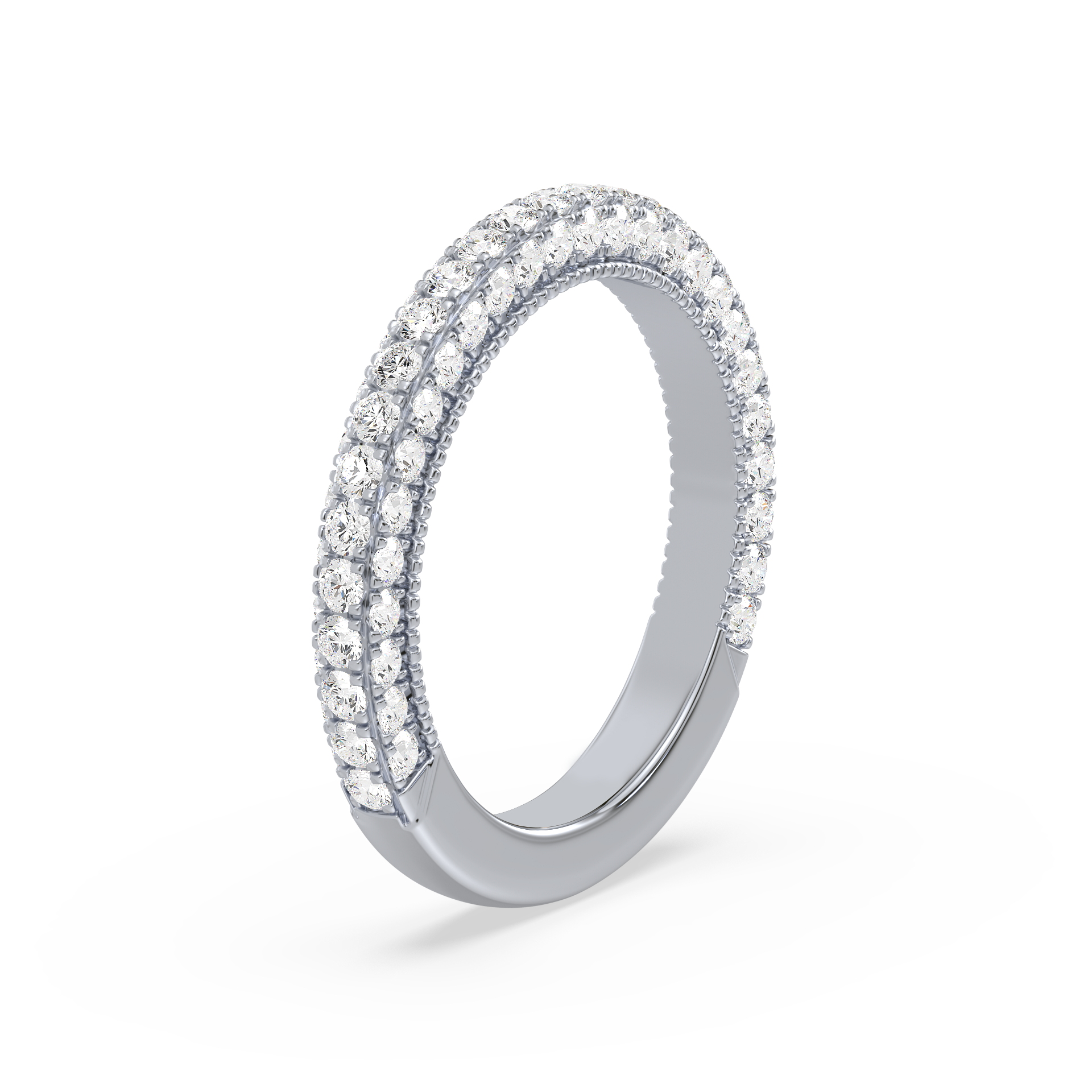 Pavé Lab Grown Diamond Wedding Ring