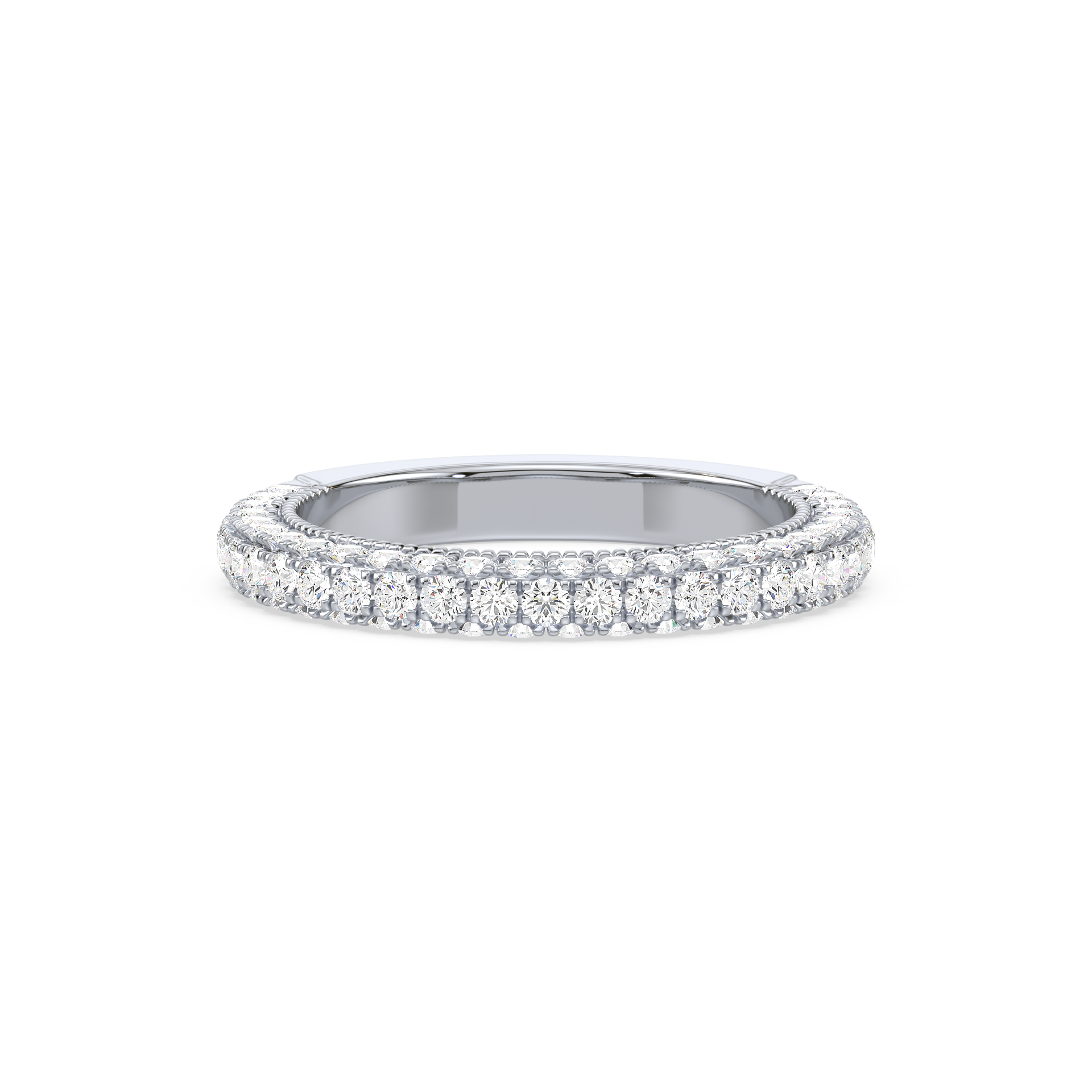 Pavé Lab Grown Diamond Wedding Ring